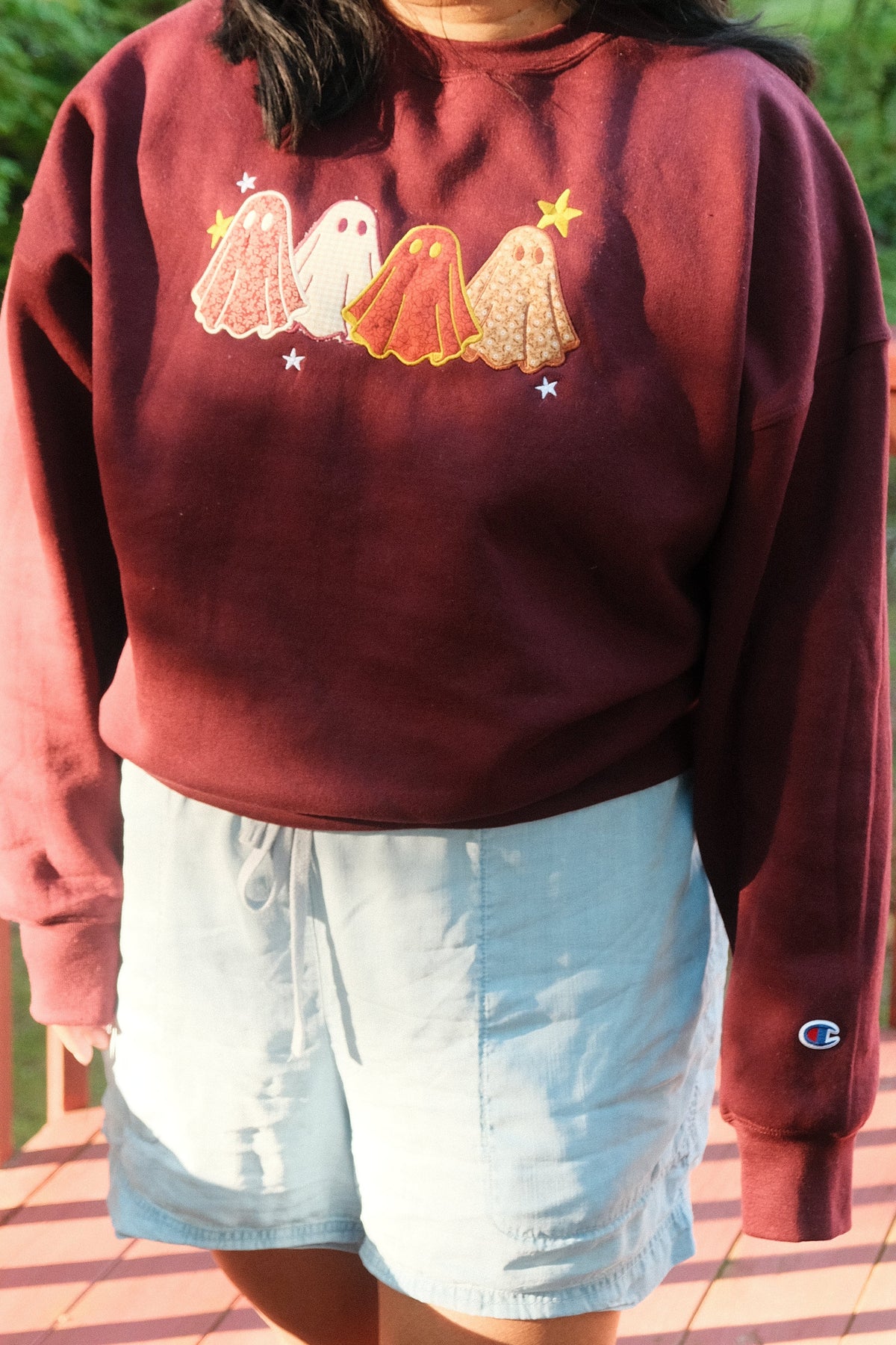Ghost Friends Applique Sweatshirt PRE-ORDER