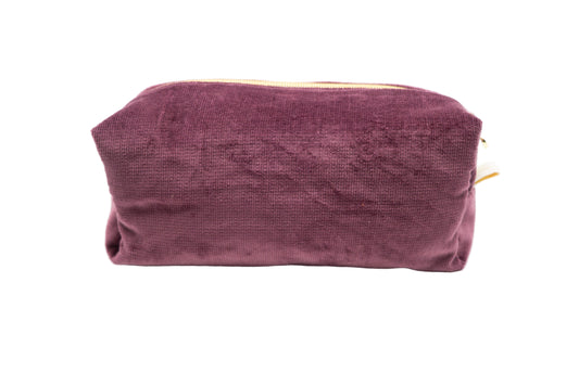 Royal Purple Boxy Pouch