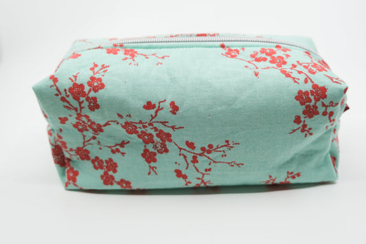 Springtime Floral Boxy Pouch